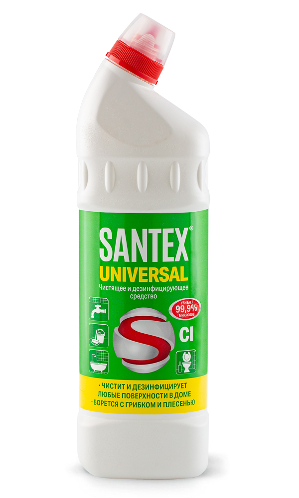 «SANTEX UNIVERSAL» универсальный, антимикробный гель с хлором, 1000 г