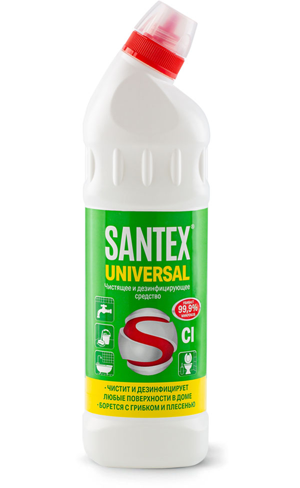 «SANTEX UNIVERSAL» универсальный, антимикробный гель с хлором, 750 г